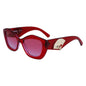 Karl Lagerfeld Red Acetate Sunglasses
