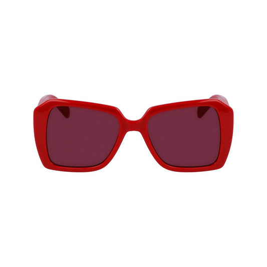 Karl Lagerfeld Red Injected Sunglasses