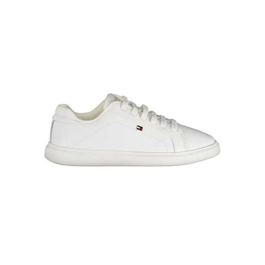 Tommy Hilfiger White Leather Women Sneaker