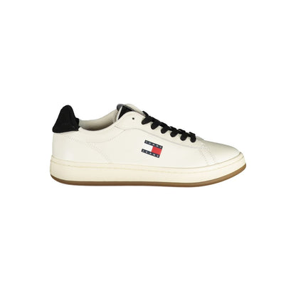 Tommy Hilfiger White Leather Women Sneaker