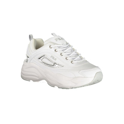 Fila White Polyester Women Sneaker