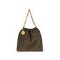 Stella McCartney Brown Polyester Shoulder Bag