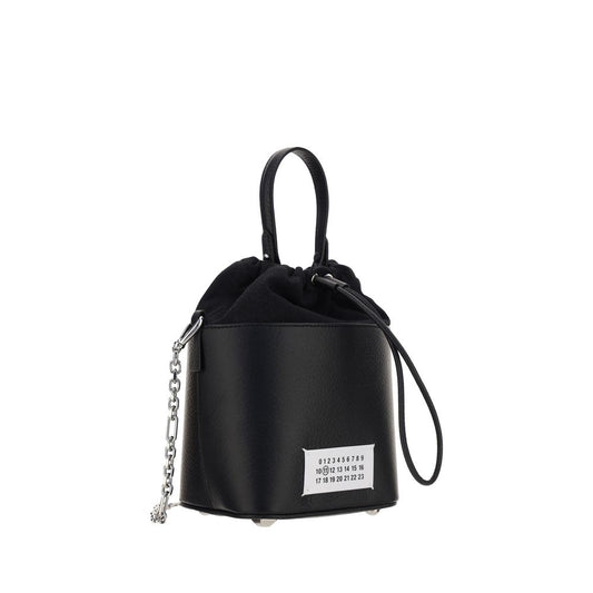 Margiela Black Calf Leather Bos Taurus Shoulder Bag