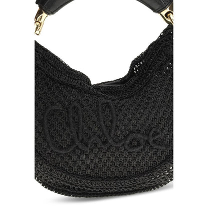 Chloé Black Viscose Shoulder Bag