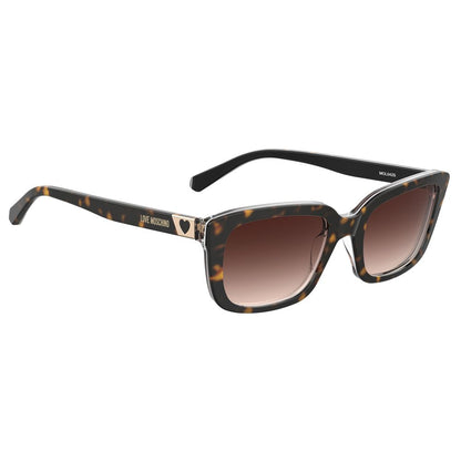 Love Moschino Brown Acetate Sunglasses