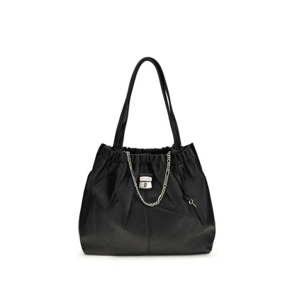 Marc Jacobs Black Calf Leather Bos Taurus Shoulder Bag