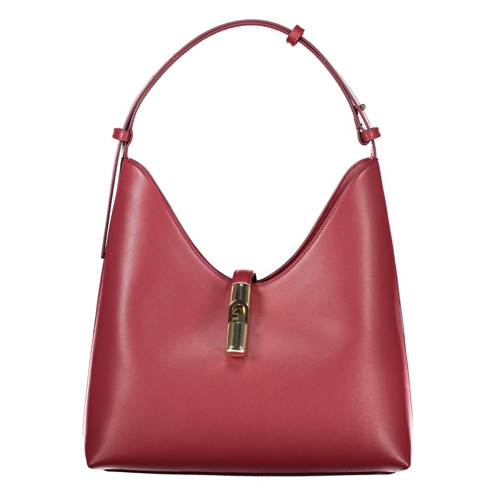Furla Rosso Pelle Women Handbag