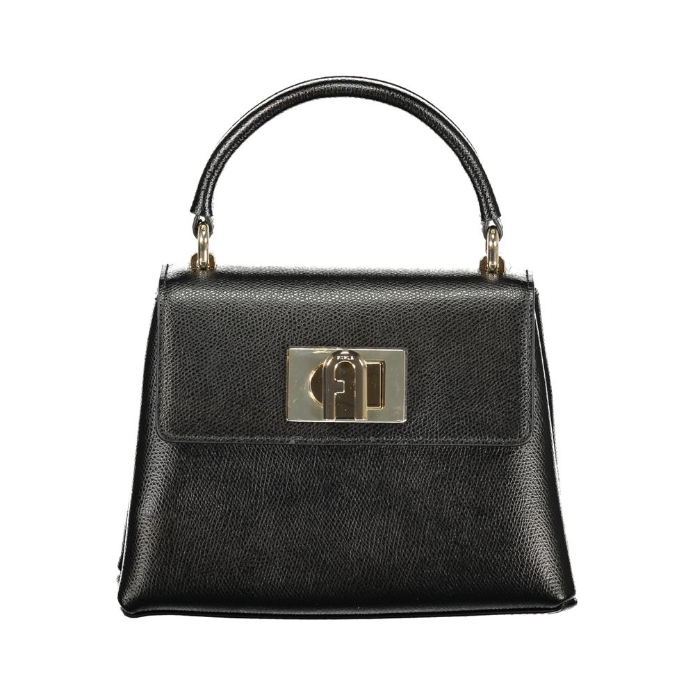 Furla Nero Leather Woman Handbag
