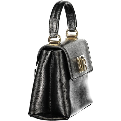 Furla Nero Leather Woman Handbag