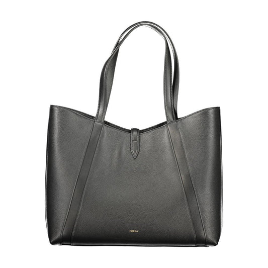 Furla Nero Leather Women Handbag