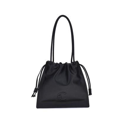 Coccinelle Black Calf Leather Bos Taurus Handbag