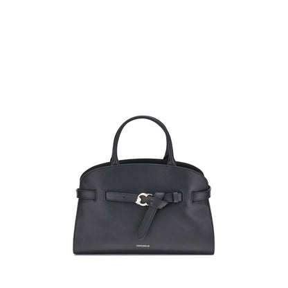 Coccinelle Black Calf Leather Bos Taurus Handbag