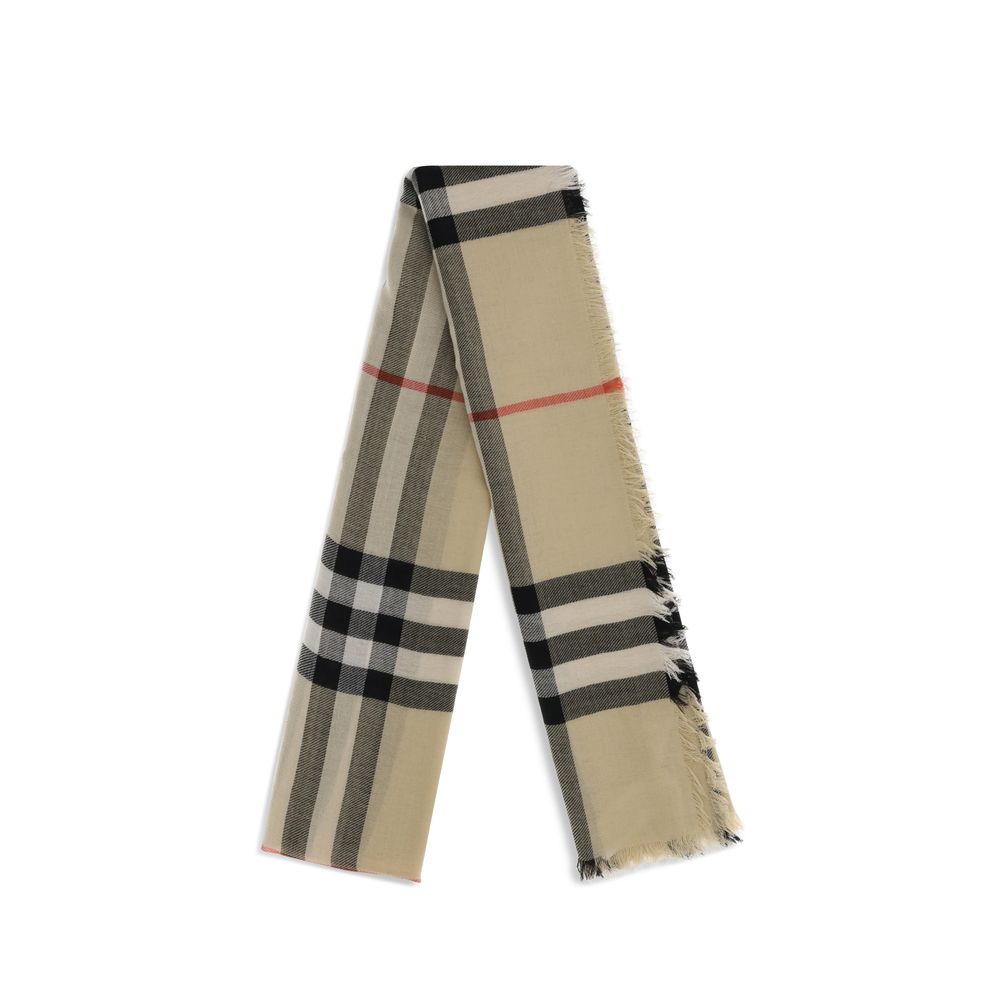 Burberry Beige Wool Scarf