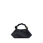 Ganni Black Calf Leather Bos Taurus Handbag