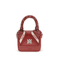 Amiri Red Calf Leather Bos Taurus Handbag