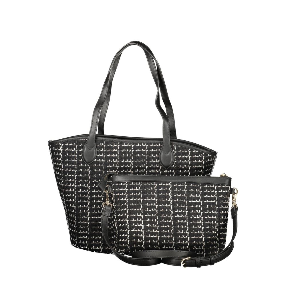 Mario Valentino Nero Polyurethane Woman Bucket Bag