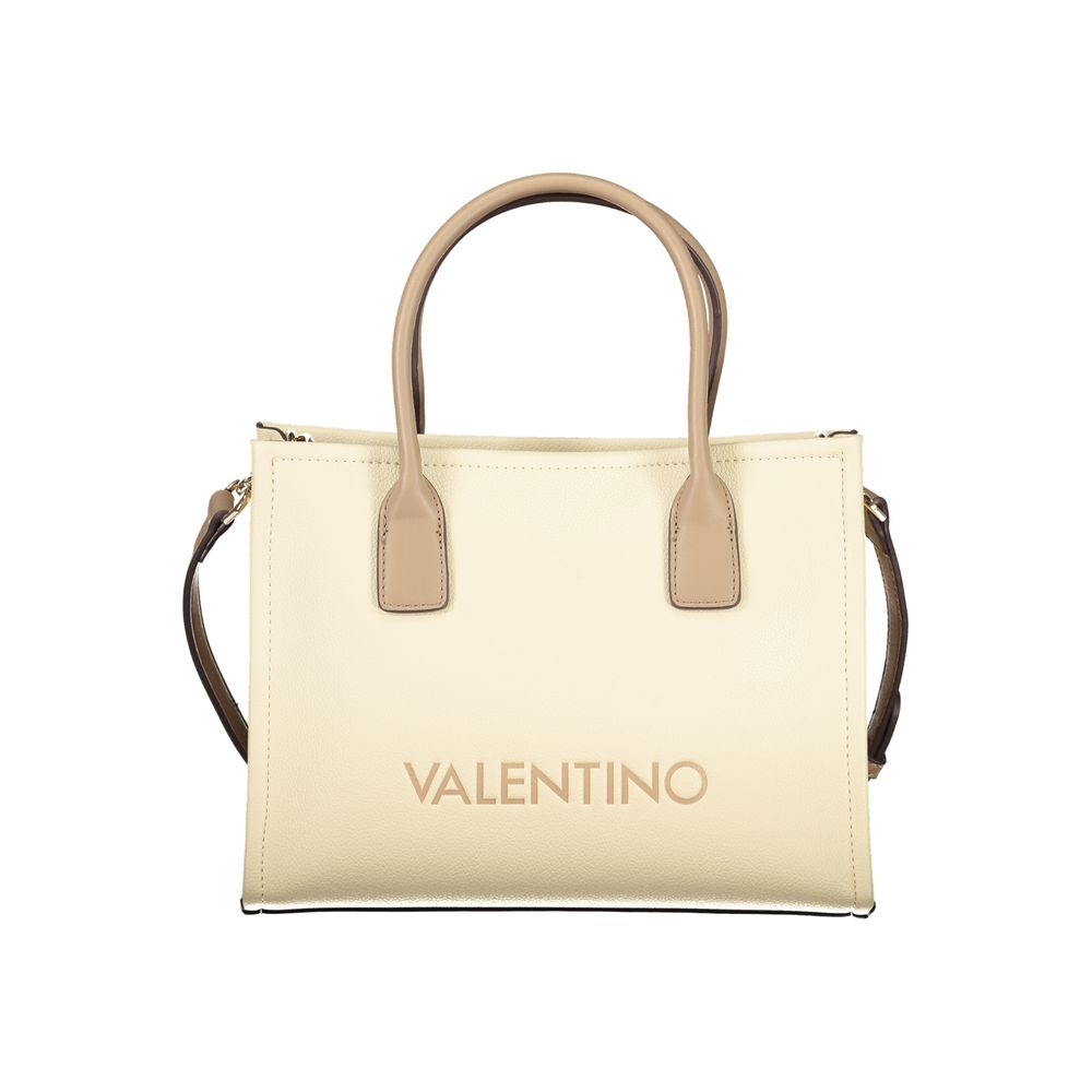 Mario Valentino Beige Polyurethane Women Handbag
