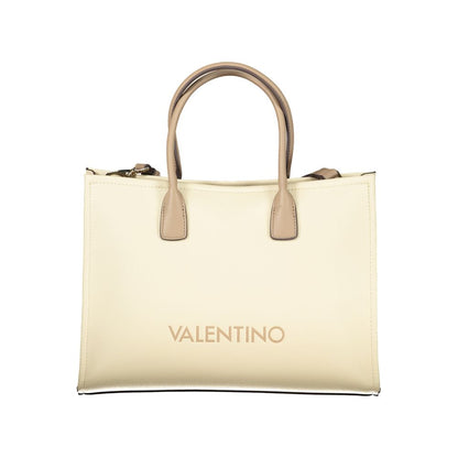 Mario Valentino Beige Polyurethane Women Handbag