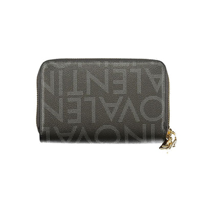 Mario Valentino Black Polyurethane Women Wallet