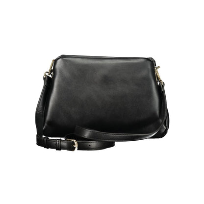 Mario Valentino Black Polyurethane Women Handbag