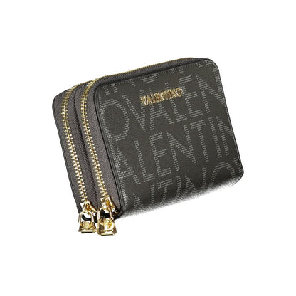 Mario Valentino Black Polyurethane Women Wallet