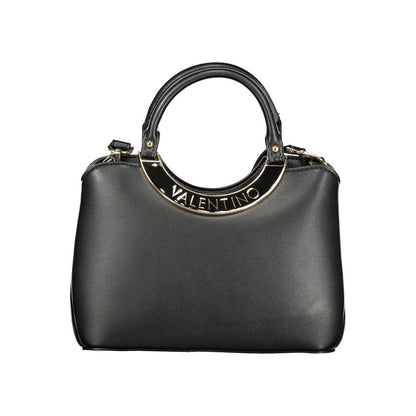Mario Valentino Black Polyurethane Women Handbag