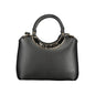 Mario Valentino Black Polyurethane Women Handbag