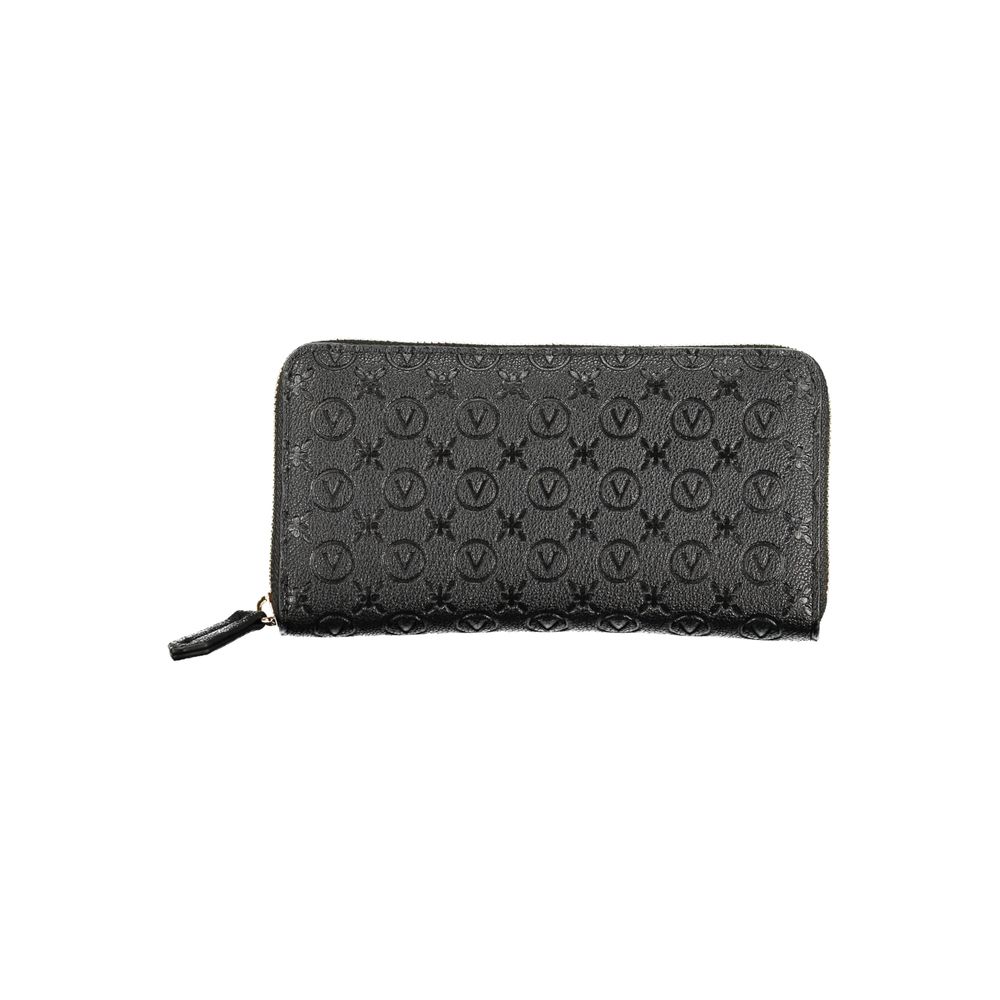 Mario Valentino Black Polyurethane Women Wallet
