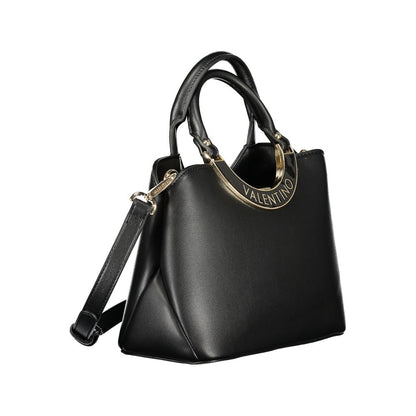 Mario Valentino Black Polyurethane Women Handbag