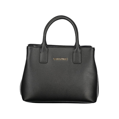 Mario Valentino Black Polyurethane Women Handbag