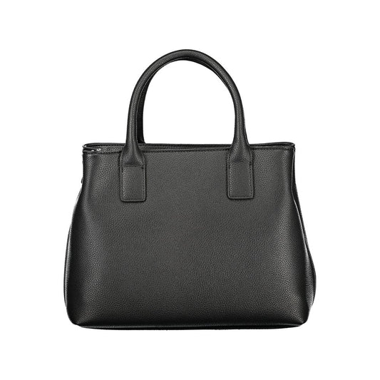 Mario Valentino Black Polyurethane Women Handbag