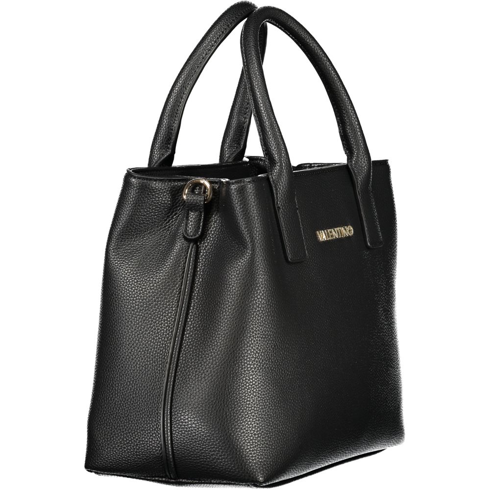 Mario Valentino Black Polyurethane Women Handbag