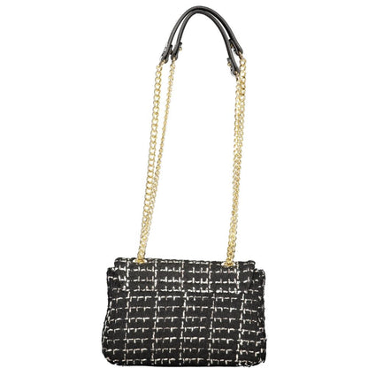 Mario Valentino Nero Polyurethane Women Shoulder Bag